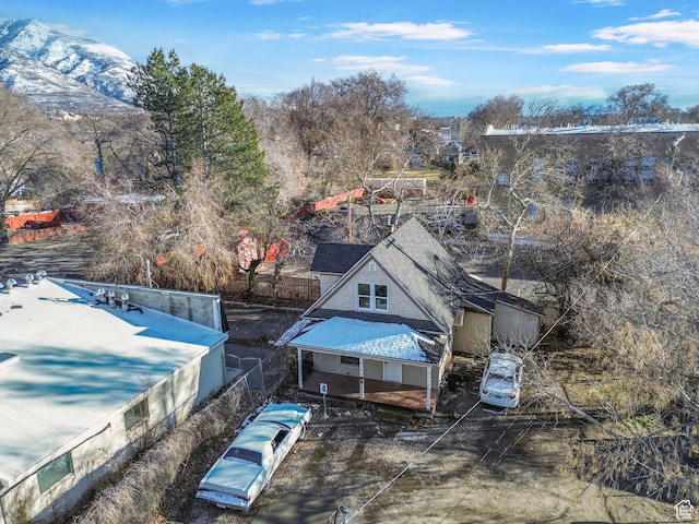 739 24th St, Ogden, UT 84401 - bird's eye view featuring a mountain view