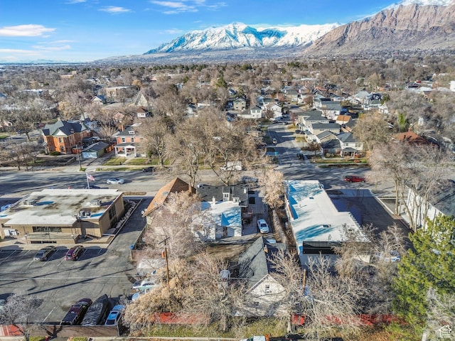 739 24th St, Ogden, UT 84401 - aerial view with a mountain view and a residential view