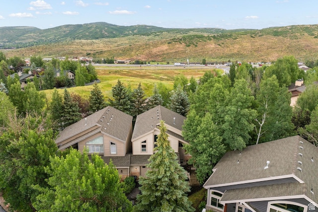 7494 Brook Hollow Loop Rd, Park City, UT 84098 - aerial view of property and surrounding area featuring a mountain backdrop