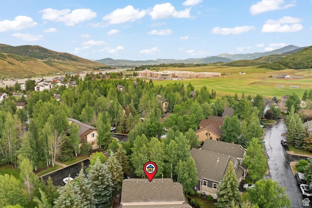 7494 Brook Hollow Loop Rd, Park City, UT 84098 - aerial view of residential area with a mountainous background