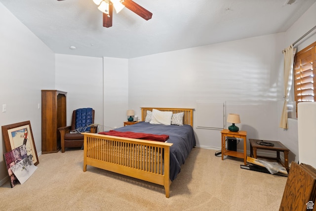 7494 Brook Hollow Loop Rd, Park City, UT 84098 - carpeted bedroom featuring a ceiling fan