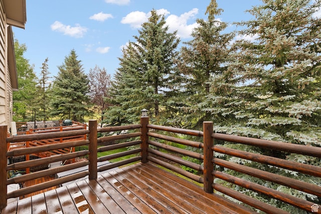 7494 Brook Hollow Loop Rd, Park City, UT 84098 - view of wooden deck