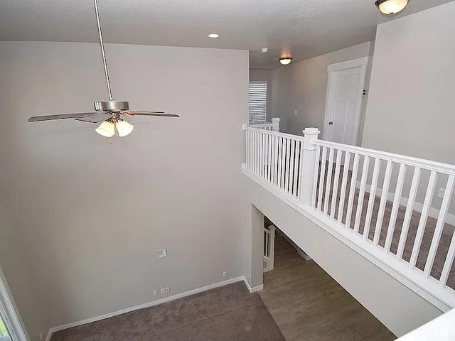 4929 W Red Ruby Ln, Herriman, UT 84096 - interior space featuring a ceiling fan, baseboards, and recessed lighting