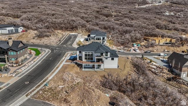 bird's eye view featuring a residential view