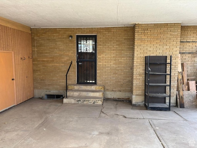 view of exterior entry