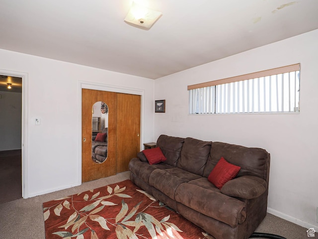 1325 E Milne Ln S, Cottonwood Heights, UT 84047 - carpeted living room with baseboards