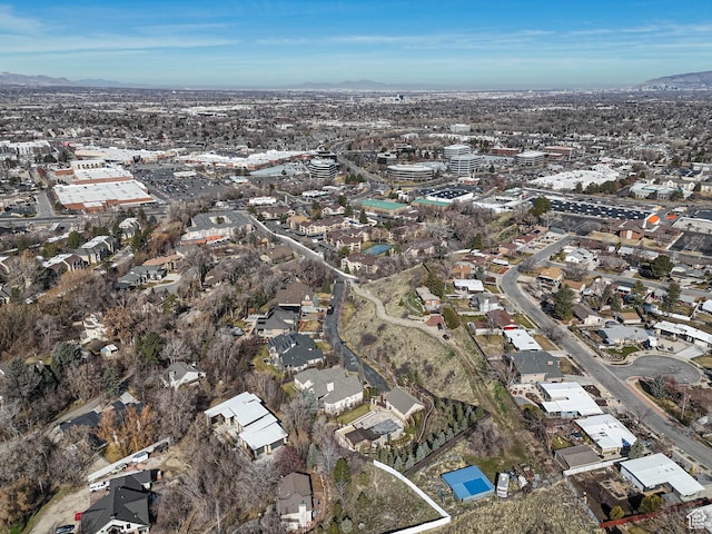 1325 E Milne Ln S, Cottonwood Heights, UT 84047 - aerial view with a mountain view