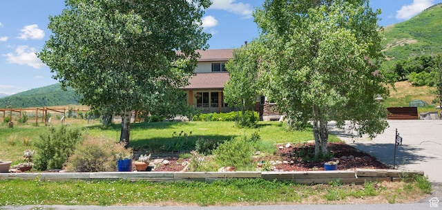 1762 S Hobblecreek Haven Rd, Springville, UT 84663 - view of front facade with a mountain view