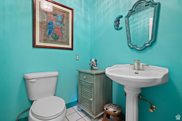 1762 S Hobblecreek Haven Rd, Springville, UT 84663 - bathroom featuring tile patterned flooring and toilet