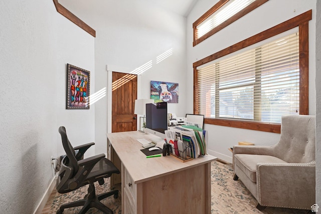 13862 S 7300 W, Herriman, UT 84096 - office area with a high ceiling and light wood finished floors