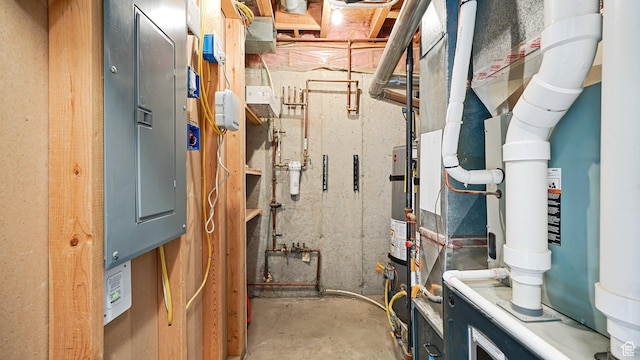 utility room featuring electric panel