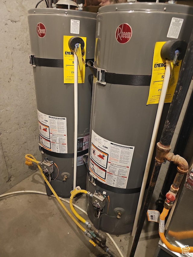 utilities with water heater