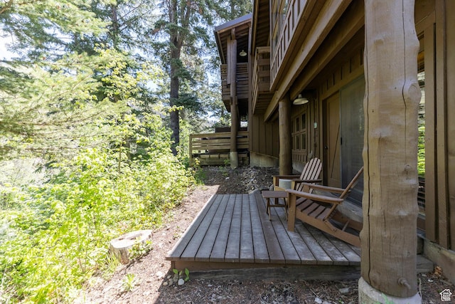 8840 N The Unit 37, Sundance, UT 84604 - view of wooden terrace