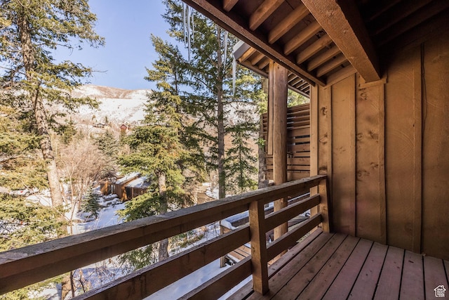 8840 N The Unit 37, Sundance, UT 84604 - balcony with a mountain view