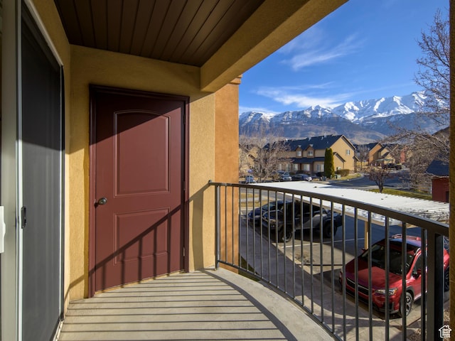 336 S 930 W Unit 203, Pleasant Grove, UT 84062 - balcony featuring a mountain view and a residential view