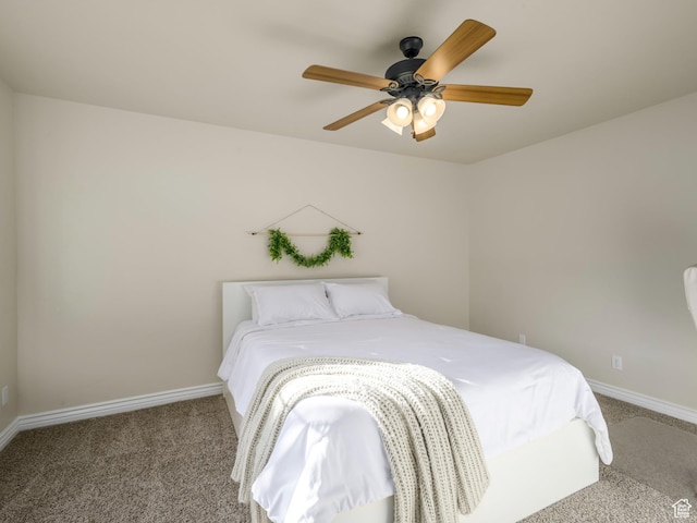 336 S 930 W Unit 203, Pleasant Grove, UT 84062 - carpeted bedroom with baseboards and ceiling fan