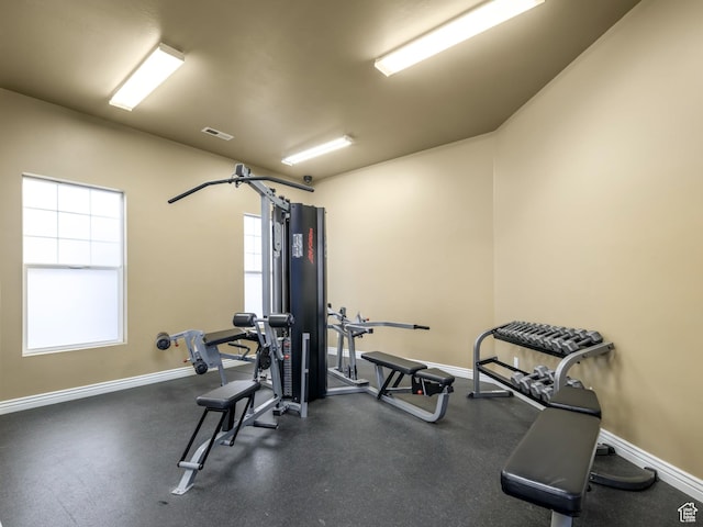 336 S 930 W Unit 203, Pleasant Grove, UT 84062 - workout area with visible vents and baseboards