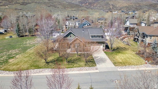 birds eye view of property featuring a residential view
