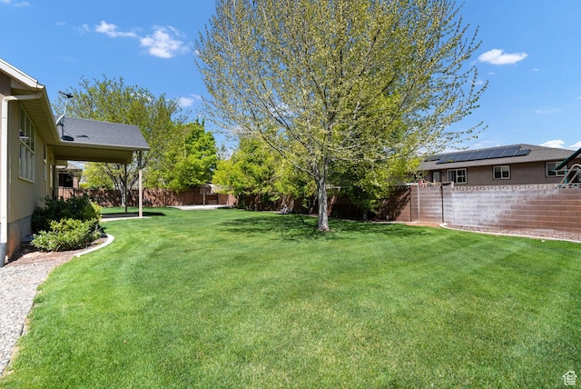 view of yard