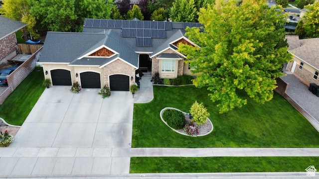 view of subject property