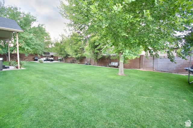 view of yard
