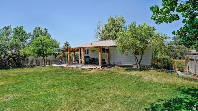 165 W 850 S, Heber City, UT 84032 - rear view of property featuring a fenced backyard and a patio