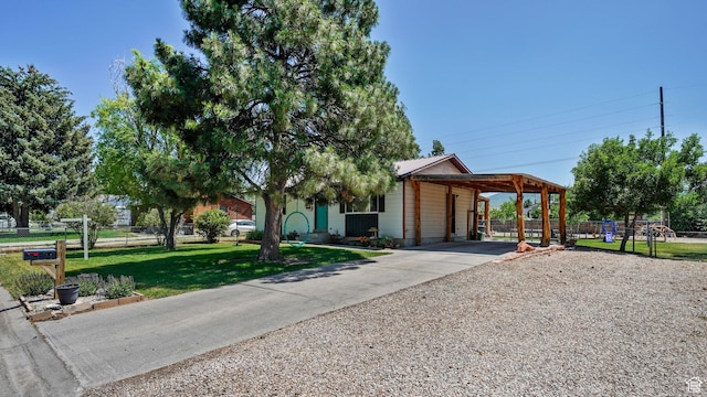 165 W 850 S, Heber City, UT 84032 - view of front of home with driveway and an attached carport