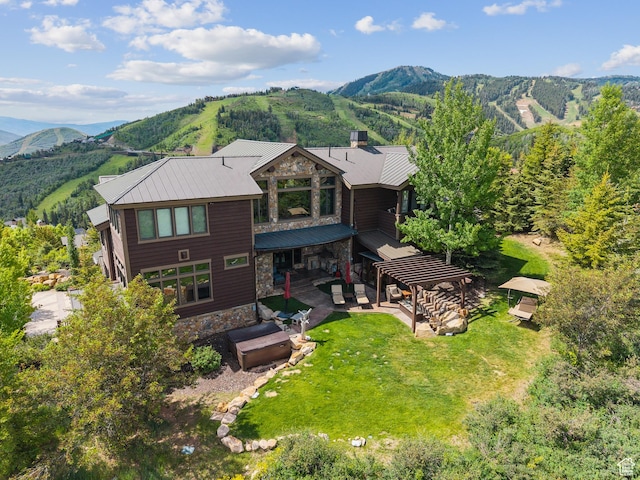 3438 Snow Top Ct, Park City, UT 84060 - view of subject property featuring a mountainous background