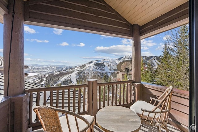 3438 Snow Top Ct, Park City, UT 84060 - balcony with a mountain view