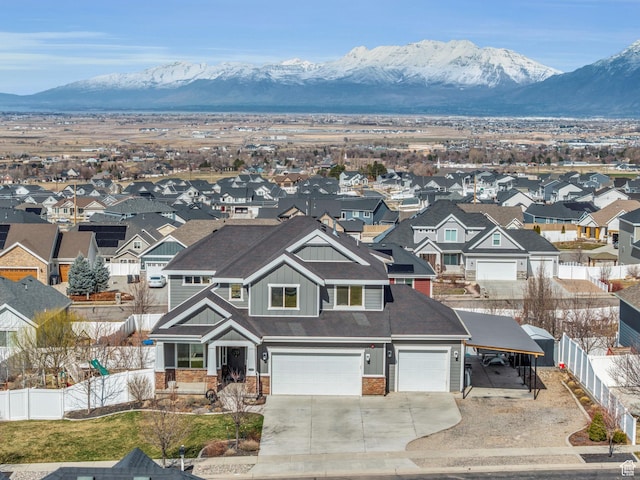 203 E Deer Run Loop Unit 40, Elk Ridge, UT 84651 - aerial perspective of suburban area with a mountain backdrop