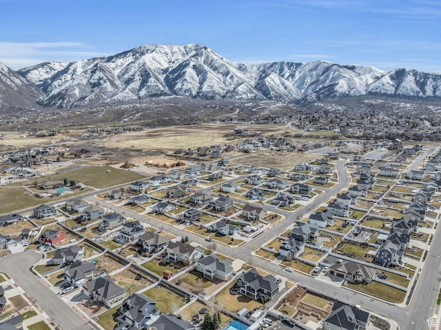 203 E Deer Run Loop Unit 40, Elk Ridge, UT 84651 - aerial view of property and surrounding area with a mountainous background