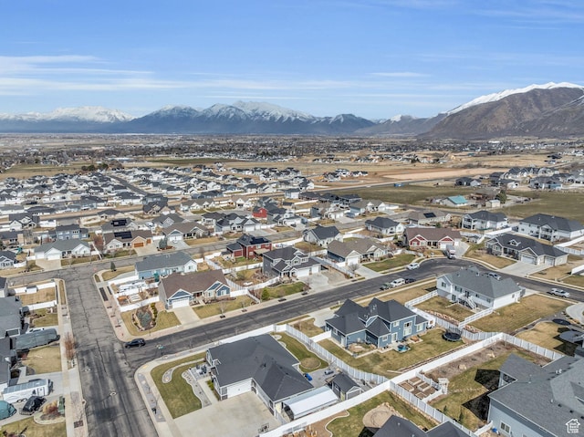 203 E Deer Run Loop Unit 40, Elk Ridge, UT 84651 - aerial view of residential area with a mountain backdrop