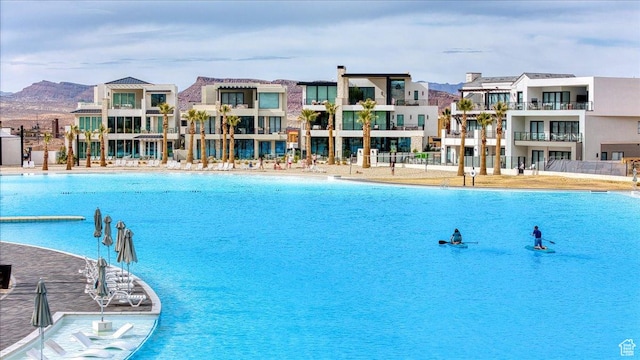 view of pool