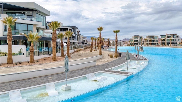 view of pool