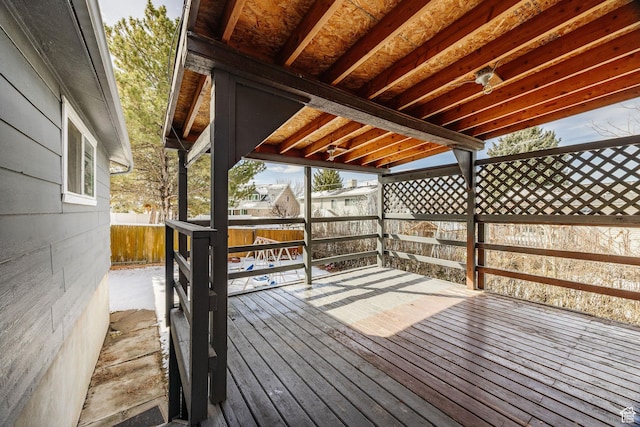 1170 N 730 E, Logan, UT 84341 - wooden deck featuring fence