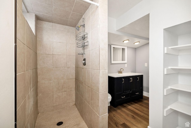 1170 N 730 E, Logan, UT 84341 - full bath with vanity, wood finished floors, and tiled shower