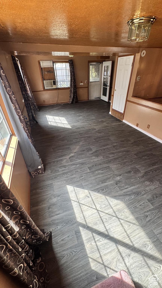 1010 Sullivan Rd, Ogden, UT 84403 - unfurnished living room with dark wood-style floors