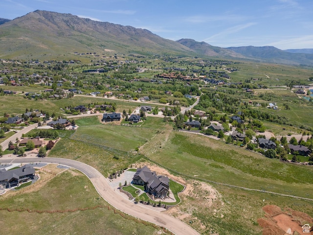 3651 N Eagle Ridge Dr E, Eden, UT 84310 - aerial overview of property's location featuring mountains and nearby suburban area