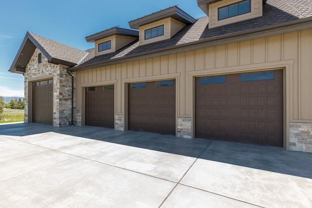 3651 N Eagle Ridge Dr E, Eden, UT 84310 - garage featuring driveway