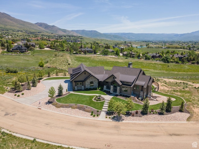 3651 N Eagle Ridge Dr E, Eden, UT 84310 - view of subject property with a mountainous background