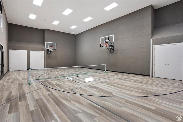 view of sport court featuring community basketball court