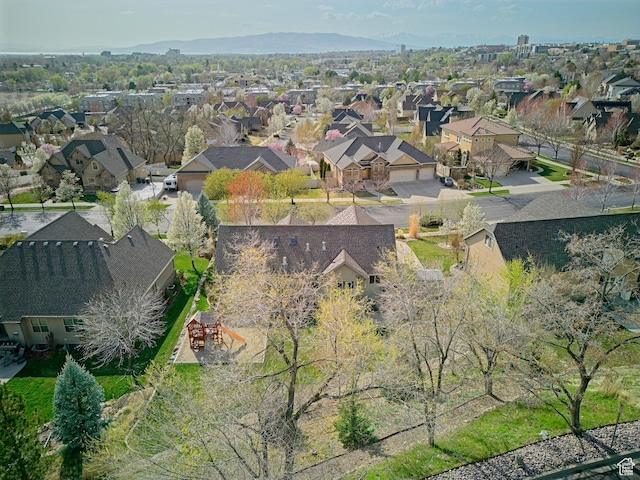 406 N 1420 E, Provo, UT 84606 - drone / aerial view featuring a residential view