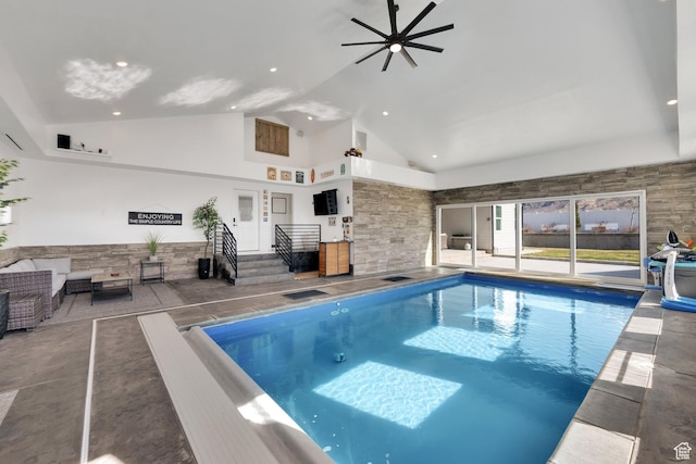 view of pool