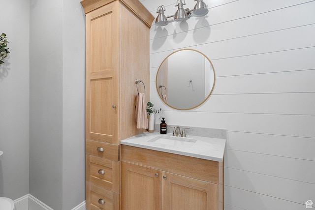 2917 S Old Farm Rd, Washington, UT 84780 - half bathroom with baseboards and vanity