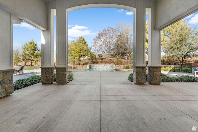 2917 S Old Farm Rd, Washington, UT 84780 - view of patio / terrace with a fenced in pool