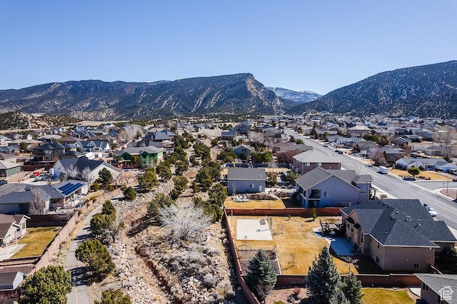 841 E Nichols Canyon Rd, Cedar City, UT 84721 - birds eye view of property featuring a residential view and a mountain view