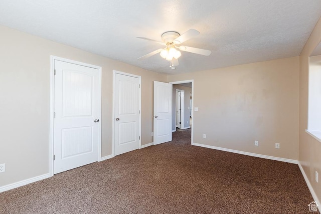 841 E Nichols Canyon Rd, Cedar City, UT 84721 - unfurnished bedroom featuring carpet, baseboards, and ceiling fan