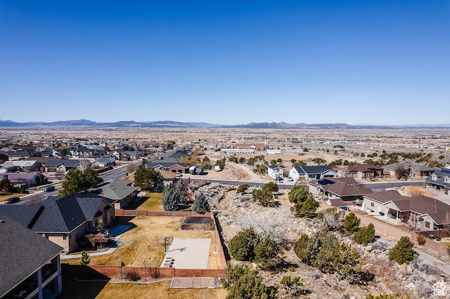 841 E Nichols Canyon Rd, Cedar City, UT 84721 - bird's eye view with a mountain view and a residential view