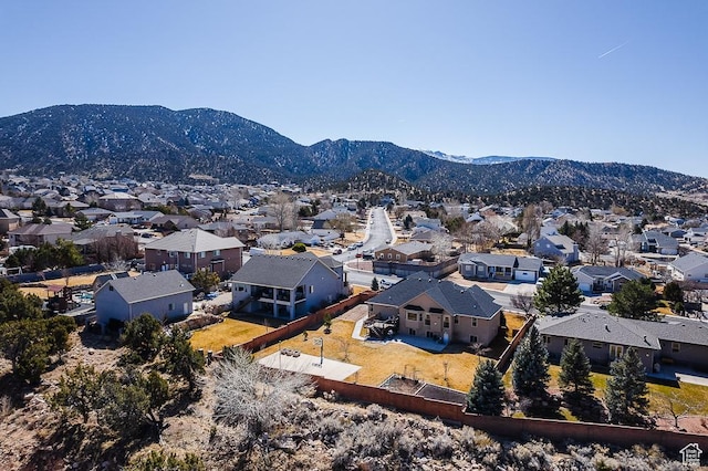 841 E Nichols Canyon Rd, Cedar City, UT 84721 - aerial view with a mountain view and a residential view