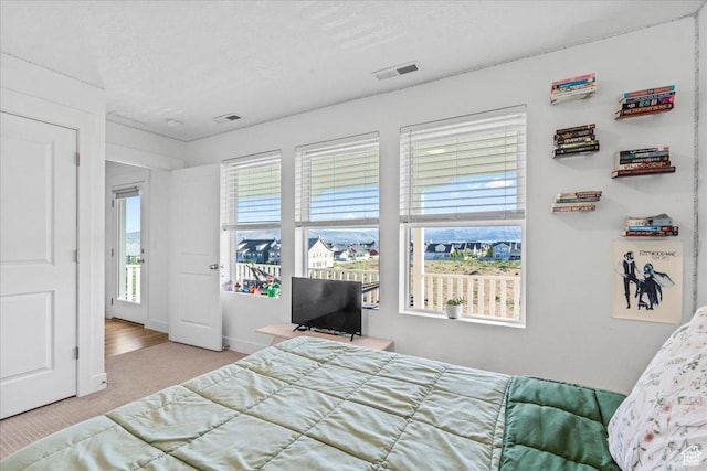 10757 S Lamond Dr, South Jordan, UT 84009 - carpeted bedroom featuring a textured ceiling